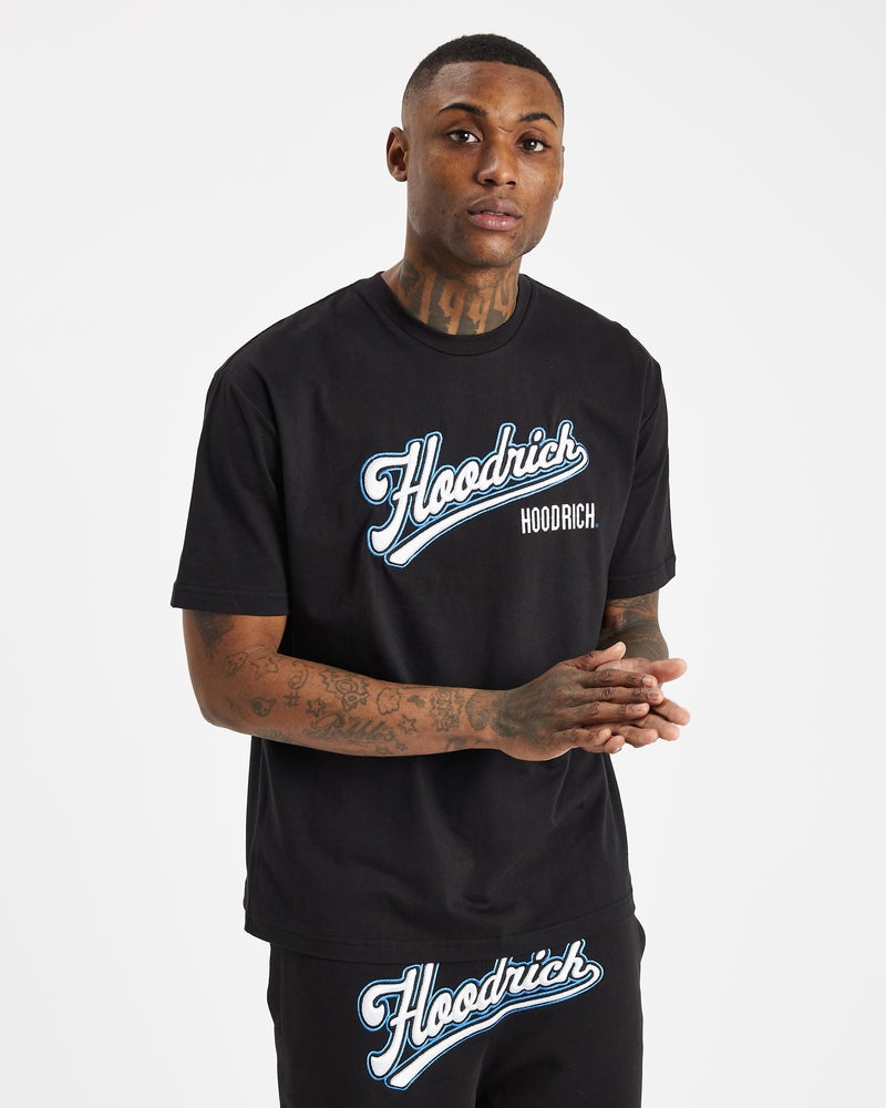 Hoodrich Stadium T-shirt Herr Svarta | 96780-QTID