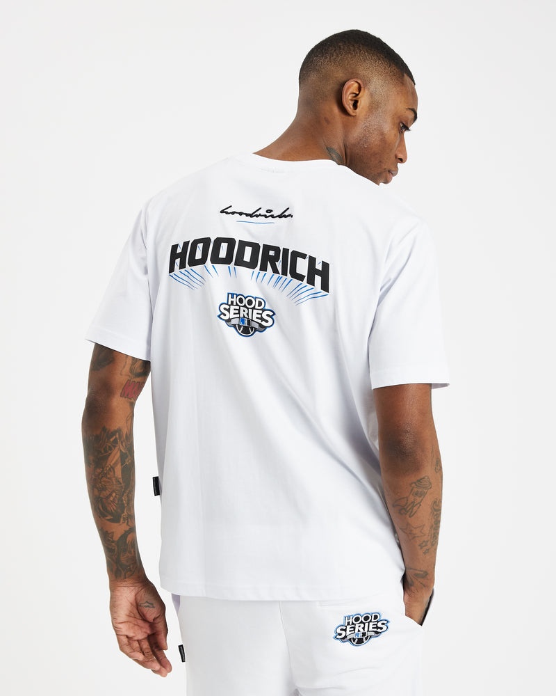 Hoodrich Stadium T-shirt Herr Vita | 87051-QDNA