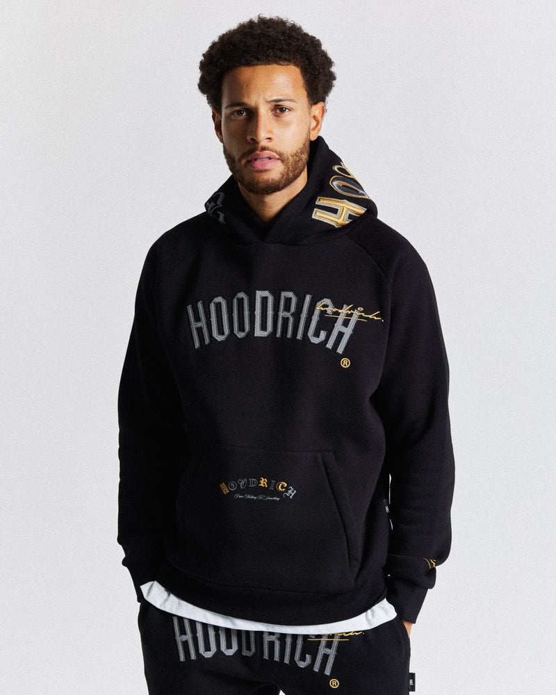 Hoodrich Stature Hoodie Herr Svarta | 84239-IWRQ