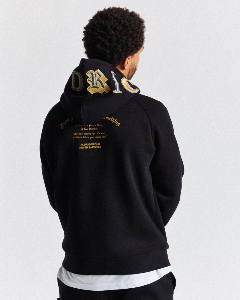 Hoodrich Stature Hoodie Herr Svarta | 84239-IWRQ