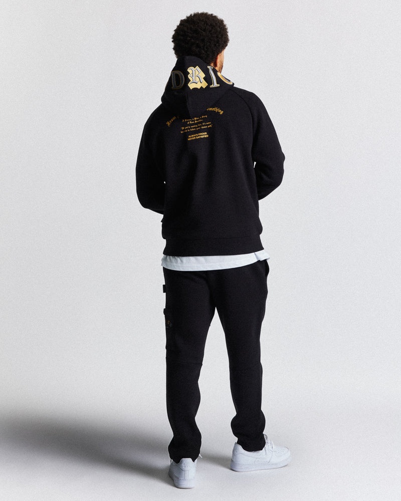 Hoodrich Stature Hoodie Herr Svarta | 84239-IWRQ