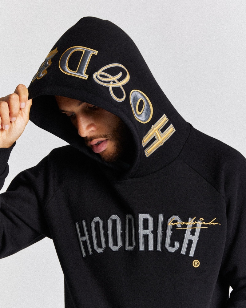 Hoodrich Stature Hoodie Herr Svarta | 84239-IWRQ