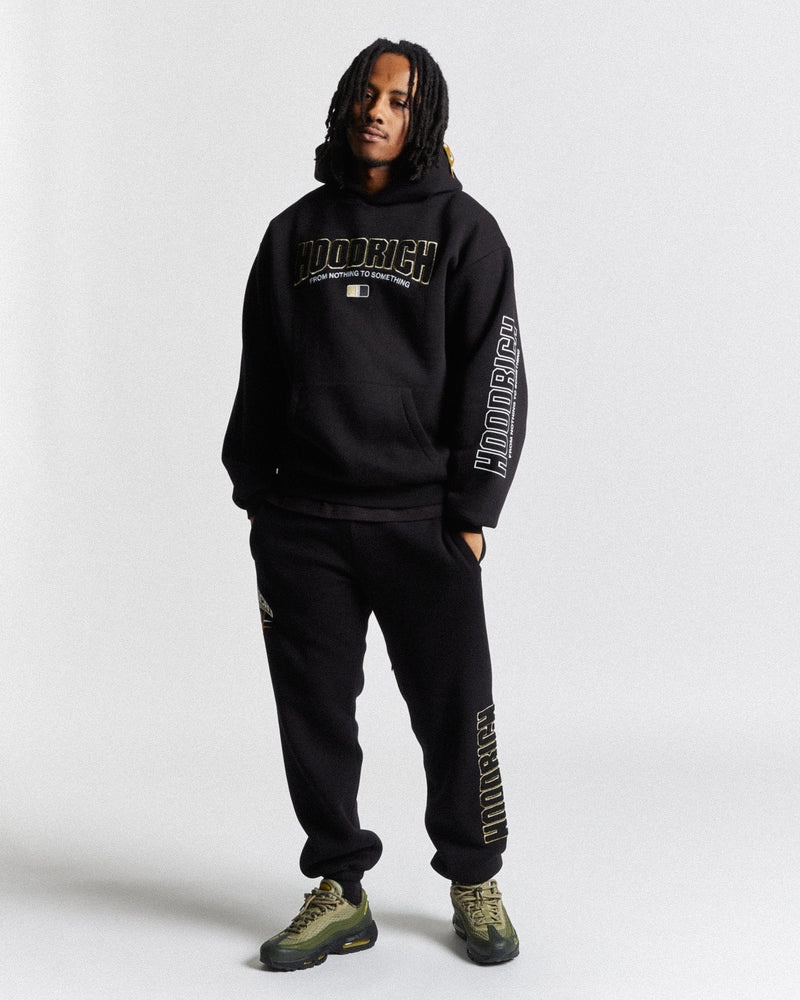 Hoodrich Zenith Oversized Hoodie Herr Svarta | 14069-ZMQS